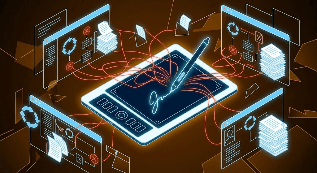 E-Signature Workflow Illustration
